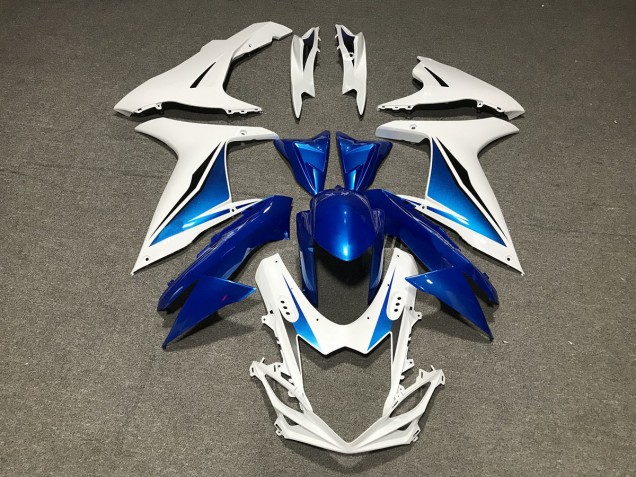 Blu Bianco Personalizzato 11-24 GSXR 600-750 Carena Blu Bianco Personalizzato 11-24 GSXR 600-750 Carena
