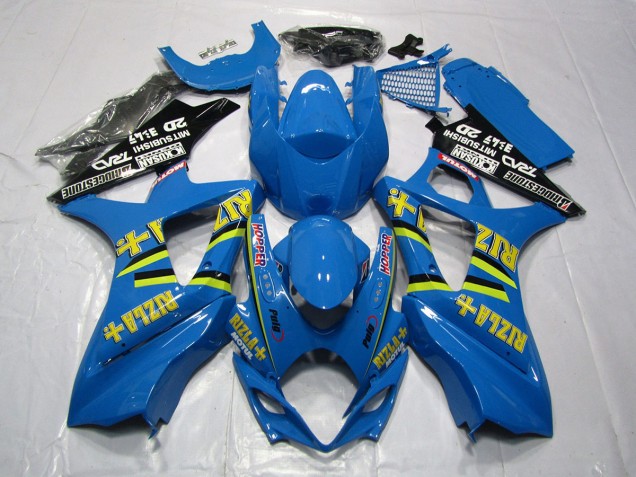 Blu Brillante Rizla 07-08 GSXR 1000 Carena Blu Brillante Rizla 07-08 GSXR 1000 Carena
