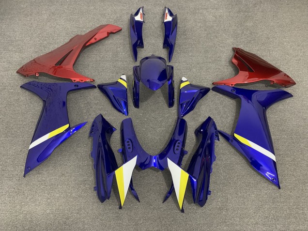 Blu Con Parti Inferiori Rosse 11-24 GSXR 600-750 Carena Blu Con Parti Inferiori Rosse 11-24 GSXR 600-750 Carena