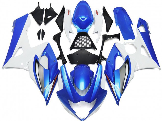Blu Lucido & Bianco 05-06 GSXR 1000 Carena Blu Lucido & Bianco 05-06 GSXR 1000 Carena