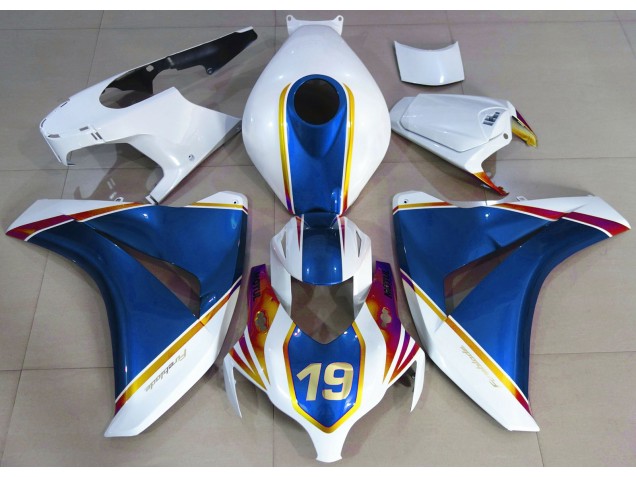 Blu Lucido & Bianco 08-11 CBR1000RR Carena