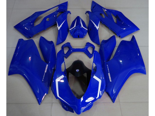Blu Lucido & Bianco 11-14 Ducati 1199 Carena Blu Lucido & Bianco 11-14 Ducati 1199 Carena