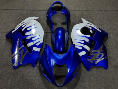 Blu Lucido & Bianco 97-07 GSXR 1300 Carena