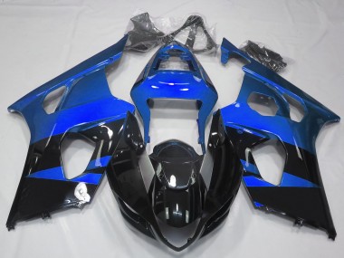 Blu Lucido & Nero 03-04 GSXR 1000 Carena