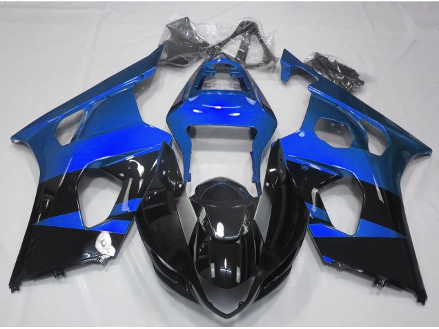 Blu Lucido & Nero 03-04 GSXR 1000 Carena Blu Lucido & Nero 03-04 GSXR 1000 Carena