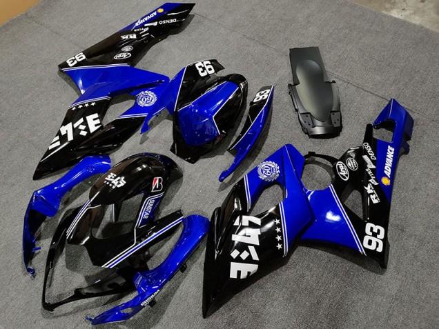 Blu Lucido & Nero 05-06 GSXR 1000 Carena Blu Lucido & Nero 05-06 GSXR 1000 Carena