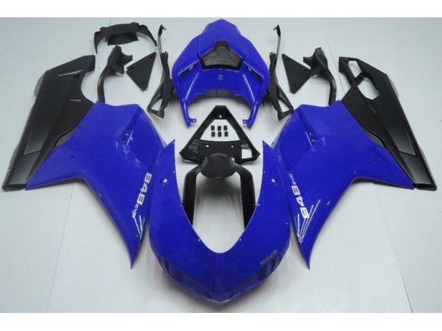 Blu Lucido & Nero 07-14 Ducati 848 1098 1198 Carena Blu Lucido & Nero 07-14 Ducati 848 1098 1198 Carena