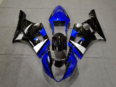Blu Lucido Nero & Argento 03-04 GSXR 1000 Carena