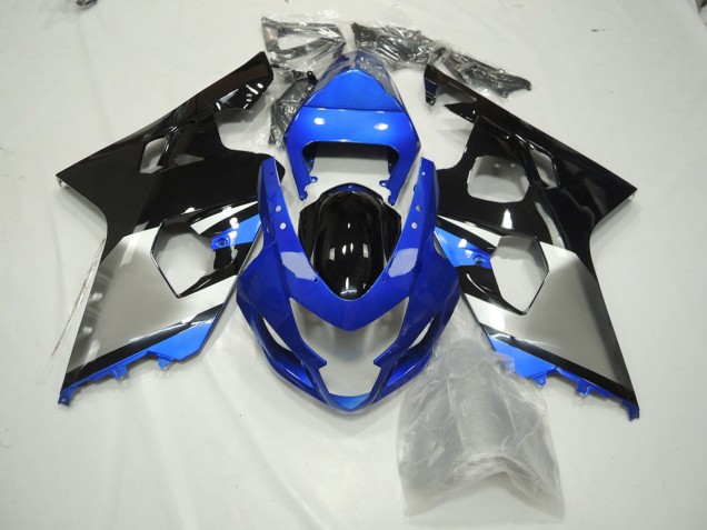 Blu Nero & Argento 04-05 GSXR 600-750 Carena Blu Nero & Argento 04-05 GSXR 600-750 Carena