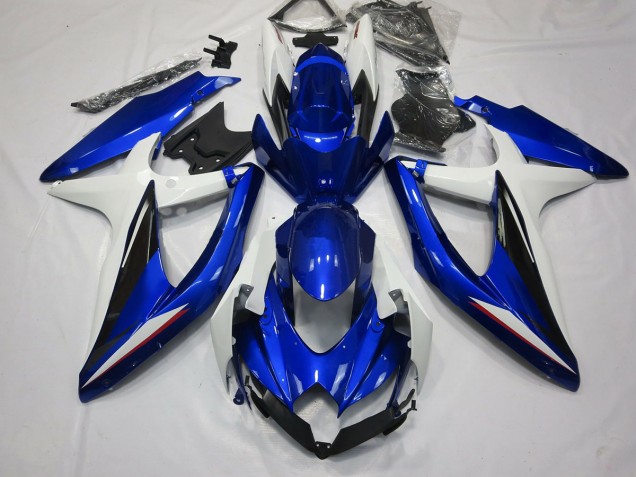 Blu Nero & Bianco 08-10 GSXR 600-750 Carena Blu Nero & Bianco 08-10 GSXR 600-750 Carena