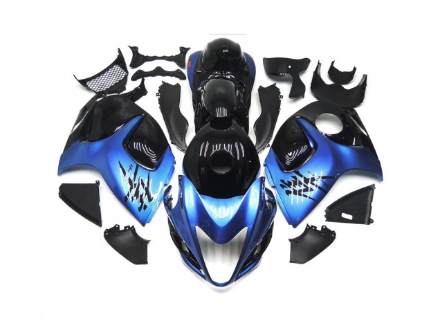 Blu Profondo Con Black Custom 08-20 GSXR 1300 Carena Blu Profondo Con Black Custom 08-20 GSXR 1300 Carena