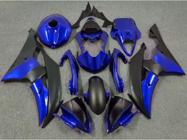 Blu Profondo & Nero Opaco 08-16 R6 Carena Blu Profondo & Nero Opaco 08-16 R6 Carena