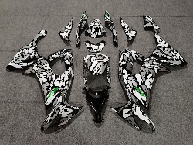 Camo & Logo Verde 08-10 ZX10R Carena
