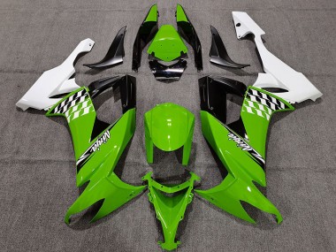 Cheq Verde & Bianco 08-10 ZX10R Carena