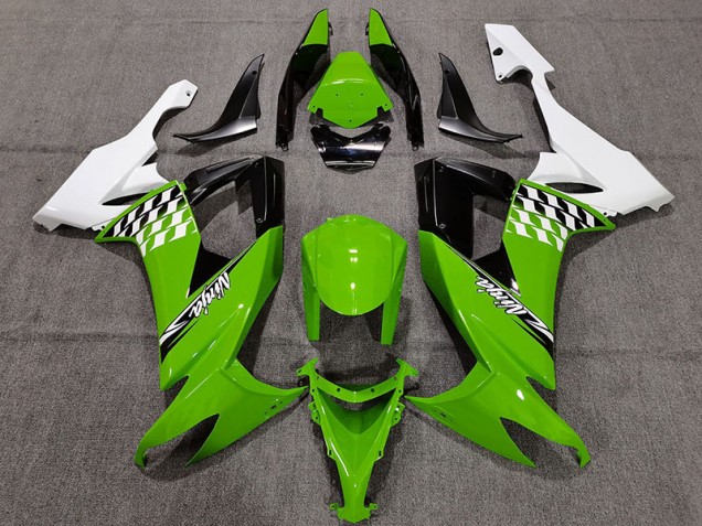 Cheq Verde & Bianco 08-10 ZX10R Carena
