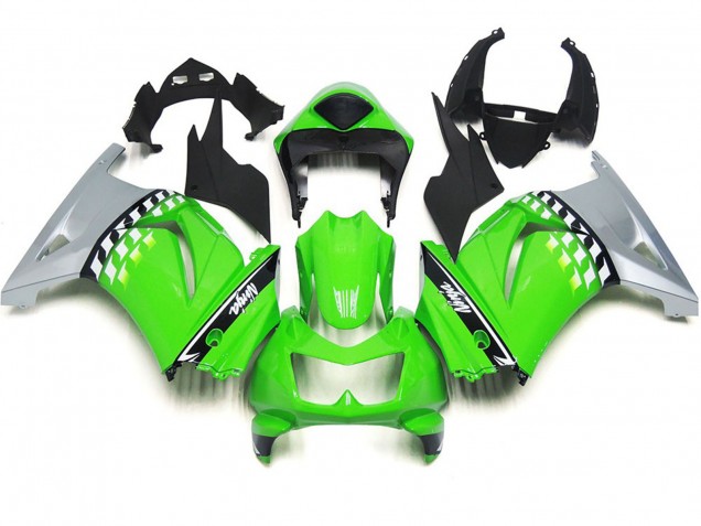 Controllo Verde & Nero 08-12 Ninja 250 Carena Controllo Verde & Nero 08-12 Ninja 250 Carena