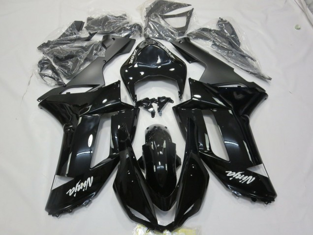 Decalcomania Bianca Nera Lucida 07-08 ZX6R Carena Decalcomania Bianca Nera Lucida 07-08 ZX6R Carena