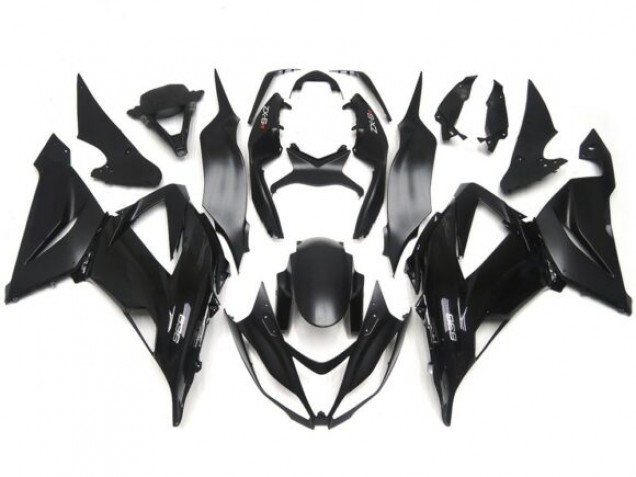 Decalcomanie Lucide Semplici Nere Lucide/Opache 13-18 ZX6R Carena Decalcomanie Lucide Semplici Nere Lucide/Opache 13-18 ZX6R Carena