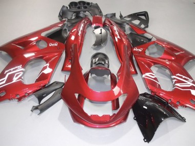 Decalcomanie Rosse & Bianche Lucide 98-07 YZF600 Carena