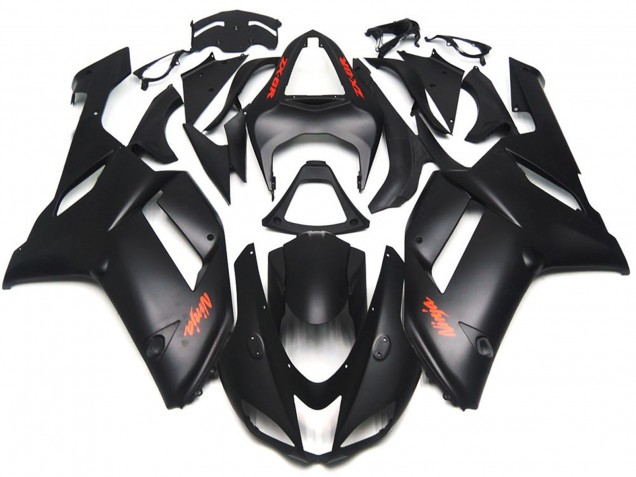 Decalcomanie Rosse Nere Opache 07-08 ZX6R Carena Decalcomanie Rosse Nere Opache 07-08 ZX6R Carena