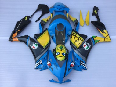 Denti Di Squalo Blu 12-16 CBR1000RR Carena