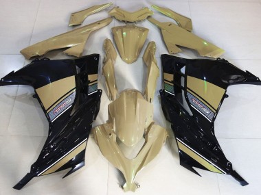 Deserto Marrone Chiaro & Nero 13-18 Ninja 300 Carena