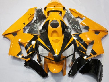 Design Arancione Brillante & Nero Lucido 05-06 CBR600RR Carena