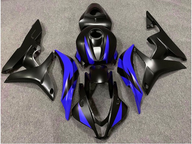 Design Nero Opaco & Blu 07-08 CBR600RR Carena Design Nero Opaco & Blu 07-08 CBR600RR Carena