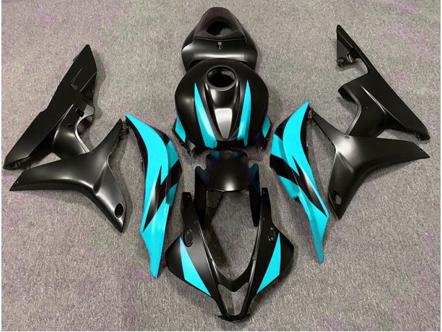Design Nero Opaco & Ciano 07-08 CBR600RR Carena