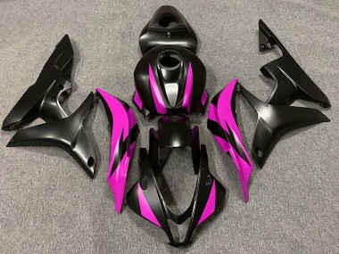 Design Nero Opaco & Rosa 07-08 CBR600RR Carena