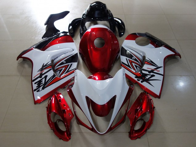 Design Rosso & Bianco Lucido 08-20 GSXR 1300 Carena