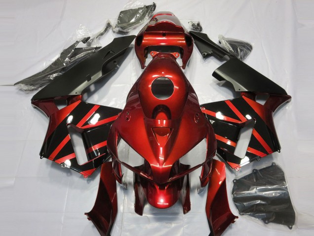Design Rosso & Nero Lucido 05-06 CBR600RR Carena Design Rosso & Nero Lucido 05-06 CBR600RR Carena