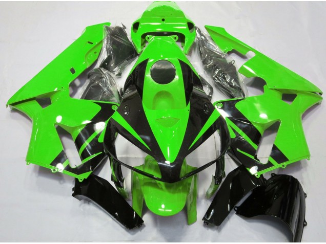 Design Verde & Nero Lucido 05-06 CBR600RR Carena Design Verde & Nero Lucido 05-06 CBR600RR Carena