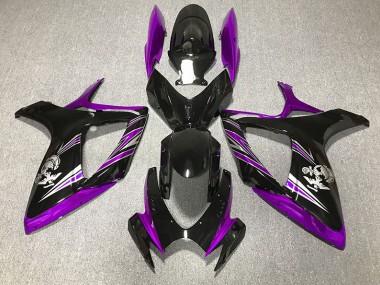Design Viola Lucido & Nero 06-07 GSXR 600-750 Carena