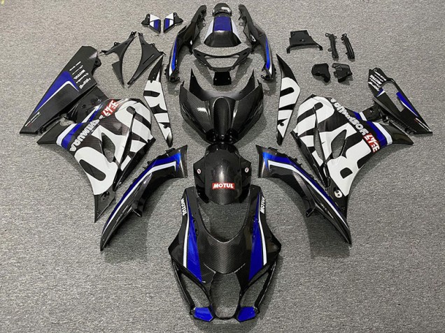 Fibra Di Carbonio Stile & Blu 17-23 GSXR 1000 Carena Fibra Di Carbonio Stile & Blu 17-23 GSXR 1000 Carena
