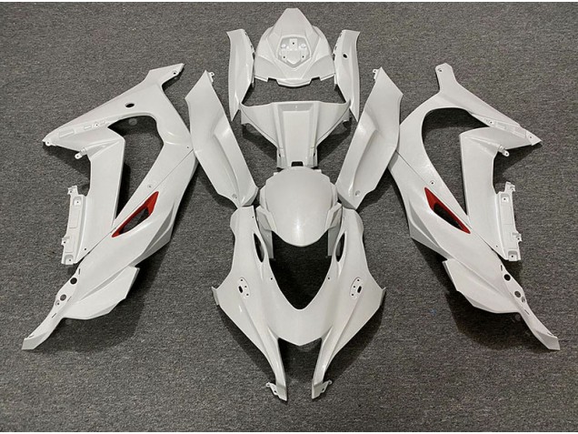 Finiture Rosse Bianco Perla 16-19 ZX10R Carena Finiture Rosse Bianco Perla 16-19 ZX10R Carena