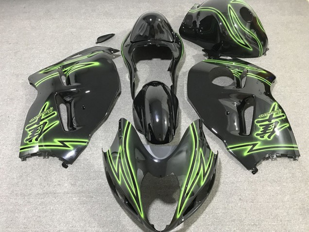 Fulmine Nero & Verde 97-07 GSXR 1300 Carena