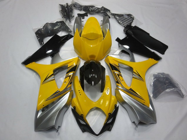 Giallo Argento 07-08 GSXR 1000 Carena Giallo Argento 07-08 GSXR 1000 Carena