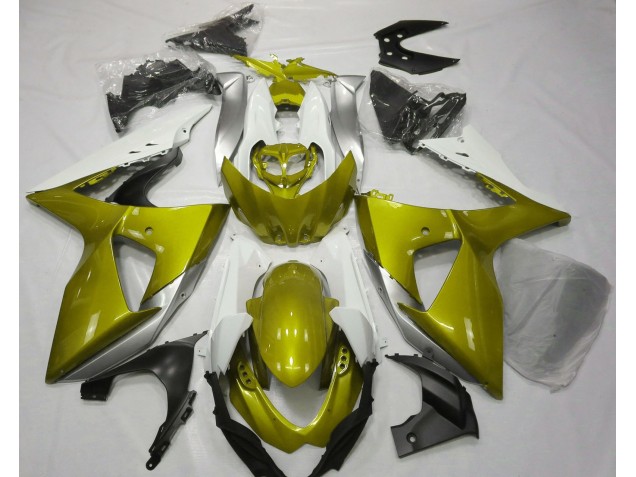 Giallo Lucido & Bianco 09-16 GSXR 1000 Carena