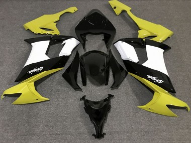Giallo Lucido Bianco & Nero 08-10 ZX10R Carena