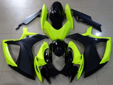 Giallo Lucido & Nero 06-07 GSXR 600-750 Carena