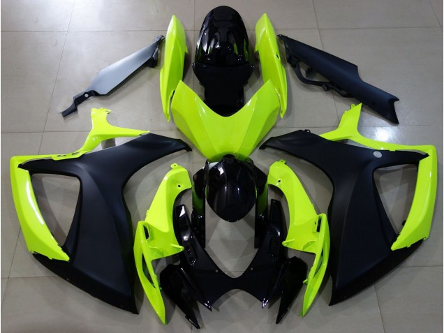 Giallo Lucido & Nero 06-07 GSXR 600-750 Carena Giallo Lucido & Nero 06-07 GSXR 600-750 Carena