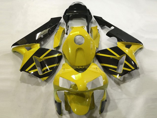 Giallo Senape & Nero Lucido 03-04 CBR600RR Carena Giallo Senape & Nero Lucido 03-04 CBR600RR Carena
