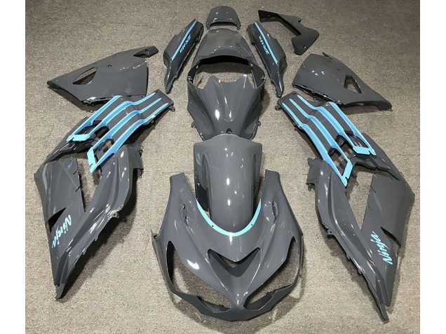 Grigio Lucido & Azzurro 12-21 ZX14R Carena Grigio Lucido & Azzurro 12-21 ZX14R Carena