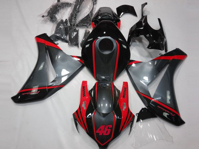 Grigio Motul & Rosso 08-11 CBR1000RR Carena Grigio Motul & Rosso 08-11 CBR1000RR Carena