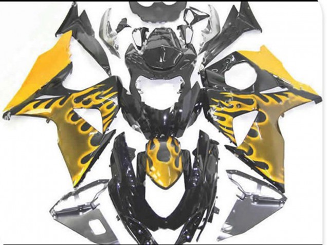 Jaune Flamme 09-16 GSXR 1000 Carena