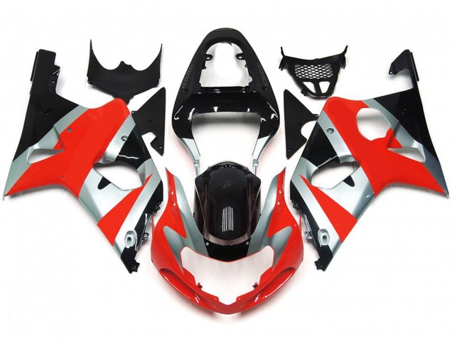 Kit Stile Rosso Lucido OEM 00-02 GSXR 1000 Carena Kit Stile Rosso Lucido OEM 00-02 GSXR 1000 Carena