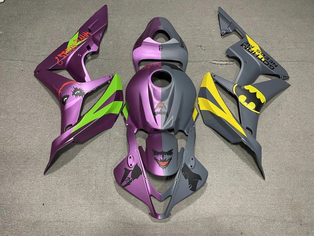 L'Uomo Pipistrello Contro Il Joker Matte 07-08 CBR600RR Carena L'Uomo Pipistrello Contro Il Joker Matte 07-08 CBR600RR Carena