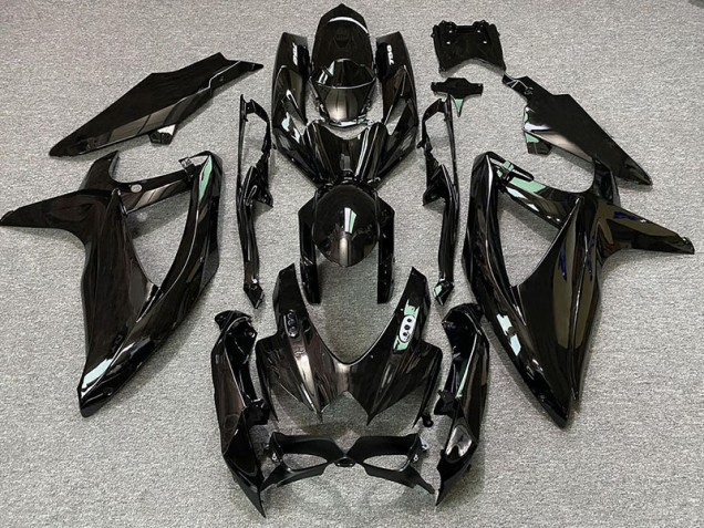 Loghi Lucidi In Bianco & Nero 08-10 GSXR 600-750 Carena