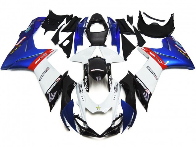 Loghi Personalizzati Con Blu & Rosso 11-24 GSXR 600-750 Carena Loghi Personalizzati Con Blu & Rosso 11-24 GSXR 600-750 Carena
